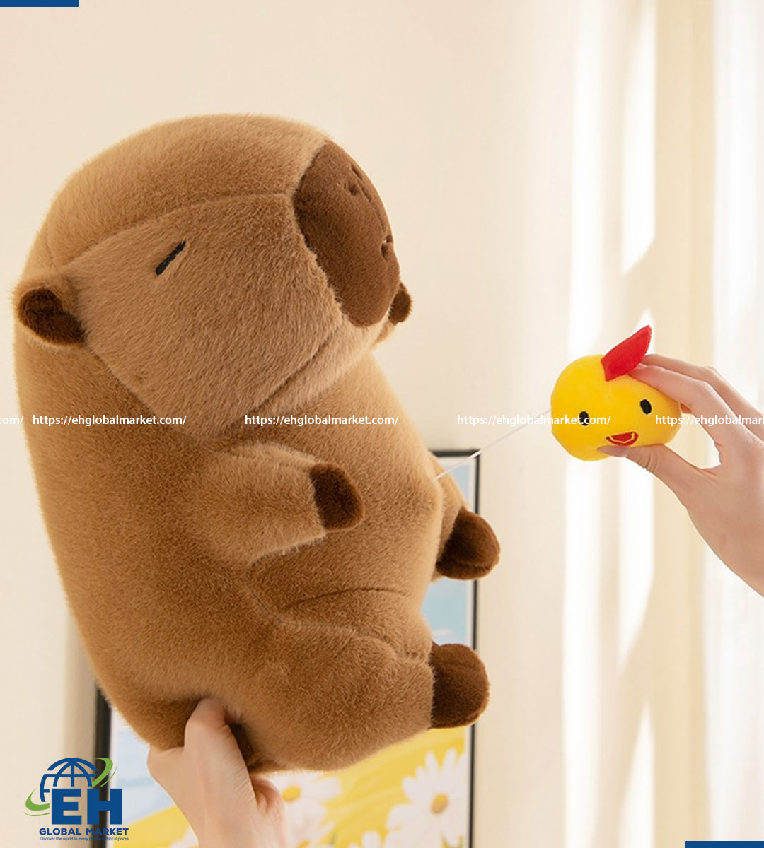 GẤU BÔNG CAPYBARA BỘ TRƯỞNG NGOẠI GIAO 35CM