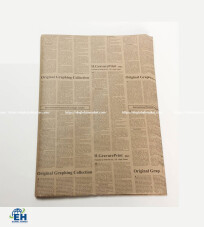 Premium Newspaper Flower Wrapping Paper