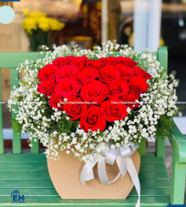 Love flower basket