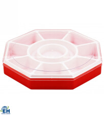 LARGE OCTAGONAL PLASTIC JAM BOX