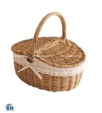 BROWN DRUM BASKET