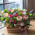 WAX FLOWERS OF ALL KINDS (FLORAL ARRANGEMENTS)