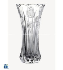 20CM White Glass Flower Vase