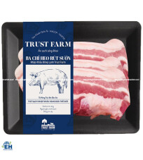 Ba Chỉ Heo Rút Sườn Nhập Khẩu Đông Lạnh Trust Farm 500g