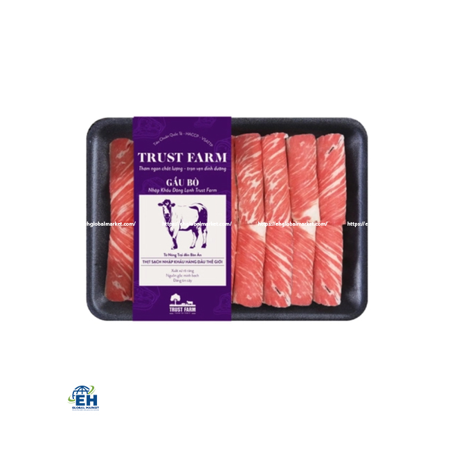 Gầu Bò Đông Lạnh Nhập Khẩu Trust Farm - Cuộn 300g