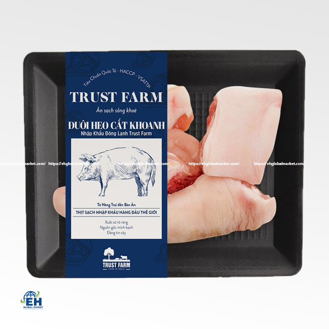 Đuôi Heo Cắt Khoanh Nhập Khẩu Đông Lạnh Trust Farm 500G -  Ý